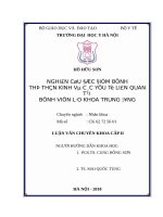 NGHIÊN cứu đặc điểm BỆNH THỊ THẦN KINH và các yếu tố LIÊN QUAN tại BỆNH VIỆN lão KHOA TRUNG ƯƠNG 