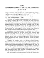 bài giảng word: Phát triển kinh tế, xã hội, văn hóa, con người (Cao đẳng giáo dục nghề nghiệp)