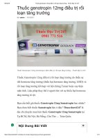 Thuốc genotropin 12mg somatropin  Thuốc đặc trị 247