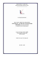 THỰC TRẠNG THIẾU máu DINH DƯỠNG ở PHỤ nữ 20   35 TUỔI tại 3 xã của HUYỆN yên MINH, hà GIANG năm 2018 và một số yếu tố LIÊN QUAN 