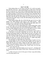 Thực trạng dinh dưỡng và một số yếu tố liên quan của trẻ em từ 0 – 24 tháng tuổi tại Phường Khương Mai, Thanh Xuân, Hà Nội năm 2018