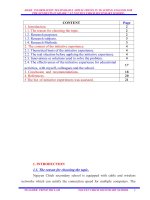 Some information technology applications for the students in grade 7 at nguyen chich secondary school 