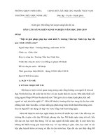 Một số giải pháp giúp học sinh khối 5, trường tiểu học ninh lộc học tốt quy trình vẽ biểu cảm