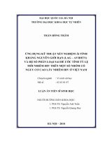 ỨNG DỤNG kỹ THUẬT xét NGHIỆM ái lực KHÁNG NGUYÊN GIỚI hạn (LAG – AVIDITY) và hệ số PHÂN LOẠI SAI để ước TÍNH tỷ lệ mới NHIỄM HIV TRÊN một số NHÓM có NGUY cơ CAO lây NHIỄM HIV ở VIỆT NAM 