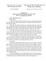 Kế hoạch kiểm tra nội bộ trường học THCS 2019