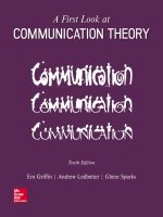 Giáo trình a first look at COmmunication THeory  10e by griffin SParks 