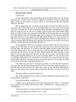 Một số biện pháp đảm bảo vệ sinh an toàn thực phẩm trong công tác bán trú tại trường mầm non sao mai 