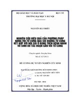 NGHIÊN cứu HIỆU QUẢ của PHƯƠNG PHÁP NONG vòi tử CUNG QUA SOI BUỒNG tử CUNG kết hợp với nội SOI ổ BỤNG TRÊN BỆNH NHÂN vô SINH DO tắc đoạn gần vòi tử CUNG 