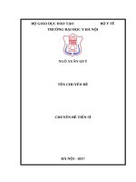 Nghiên cứu hiệu quả điều trị hóa chất bổ trợ trước bằng phác đồ TC và tỷ lệ bộc lộ một số dấu ấn liên quan đến tiên lượng ung thư lưỡi giai đoạn III, IV (m0) 