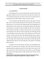 Một số kinh nghiệm nhằm nâng cao chất lượng công tác chủ nhiệm đối với lớp đầu cấp tại trường THCS lương thế vinh – huyện krông ana – tỉnh đăk lăk 