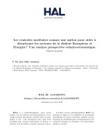 Les centrales nucléaires comme une option pour aider à décarboner les secteurs de la chaleur Européens et Français ? Une analyse prospective tehnico-économique.