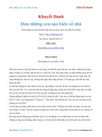 Đưa những con sao biển về nhà   khuyết danh 