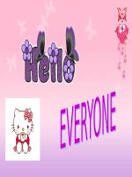 Thuyết trình Tiếng Anh về Nha Trang