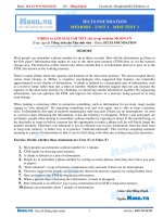 91  2018 IELTS FOUNDATION thionline memory UNIT1 minitest1 