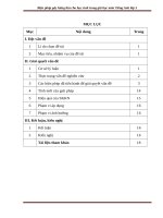 Biện pháp gây hứng thú cho học sinh trong giờ học môn tiếng anh lớp 5 