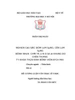 NGHIÊN cứu đặc điểm lâm SÀNG, cận lâm SÀNG BỆNH NHÂN  CHẢY máu não đa ổ KHÔNG DO CHẤN THƯƠNG tại KHOA THẦN KINH BỆNH VIỆN BẠCH MAI 