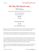 Đỗ quang   bùi thụy đào nguyên, soạn  
