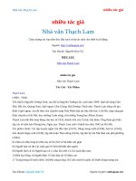 Nhà văn thạch lam   nhiều tác giả 
