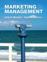 Giáo trình marketing management 2e by marshall 