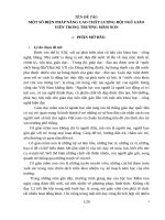 Một số biện pháp bồi dưỡng nâng cao chất lượng đội ngũ giáo viên trong trường mầm non
