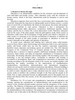 Quản lý trường phổ thông liên cấp trong các doanh nghiệp tư nhận ở việt nam tt tiếng anh 