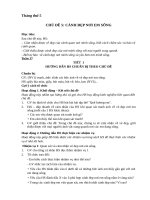 GIAO AN TRAI NGHIEM SANG TAO LOP 2 CHU DE 5 