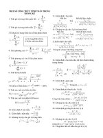 Công thức tính toán trong thống kê y tế