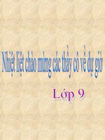 Bài giảng Đại số 9 chương 3 bài 5: Giải bài toán bằng cách lập hệ phương trình