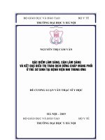 ĐẶC điểm lâm SÀNG, cận lâm SÀNG và kết QUẢ điều TRỊ TRÀN DỊCH DƯỠNG CHẤPMÀNG PHỔI ở TRẺ sơ SINH tại BỆNH VIỆN NHI TRUNG ƯƠNG 