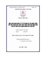 MốI LIêN QUAN GIữA tỷ lệ tử VONG và tỏi NHậP VIệN với sức CĂNG dọc THấT TRsdI TRêN SIêU âm ĐáNH dấu mô cơ TIM ở cỏc BệNH NHÂN SUY TIM cấp 