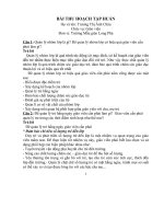 BÀI THU HOẠCH TẬP HUẤN