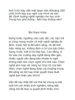 Anh (chị) hãy viết một đoạn văn (Khoảng 200 chữ) trình bày suy nghĩ của mình về vấn đề: Định hướng nghề nghiệp cho học sinh Trung học phổ thông  Nên hay không nên?