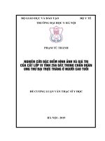 NGHIÊN cứu đặc điểm HÌNH ẢNH và GIÁ TRỊ của cắt lớp VI TÍNH 256 dãy TRONG CHẨN đoán UNG THƯ đại TRỰC TRÀNG ở NGƯỜI CAO TUỔI 