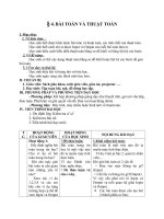 Giao an tin học 10 bai 4 