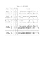 Giao an tieng anh 5 moi 4tiet 1 tuan (tuan 1 21) 