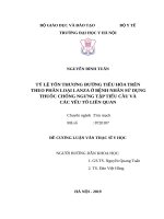 TỶ lệ tổn THƯƠNG ĐƯỜNG TIÊU hóa TRÊN THEO PHÂN LOẠI LANZA ở BỆNH NHÂN sử DỤNG THUỐC CHỐNG NGƯNG tập TIỂU cầu và các yếu tố LIÊN QUAN 