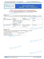 94  2018 IELTS FOUNDATION thionline memory unit 2 minitest2 