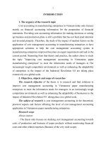 Hoàn thiện kế toán quản trị chi phí trong các doanh nghiệp sản xuất giấy Việt Nam tt TA