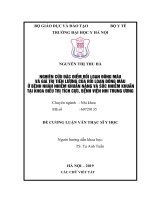 NGHIÊN cứu đặc điểm rối LOạN ĐÔNG máu và GIá TRị TIÊN LƯợNG của rối LOạN ĐÔNG máu ở BệNH NHÂN NHIễM KHUẩN NặNG và sốc NHIễM KHUẩN tại KHOA điều TRị TíCH cực, BệNH VIệN NHI TRUNG ƯƠNG 