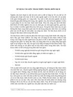 SỬ DỤNG tài LIỆU THAM CHIẾU TRONG BIÊN DỊCH