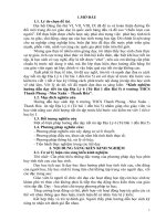 Hướng dẫn học sinh lớp 6 trường THCS thanh phong ôn tập địa lí lớp 6 (từ bài 1 đến bài 5) 