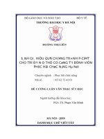 ĐÁNH GIÁ HIỆU QUẢ CHƯƠNG TRÌNH p CIMT CHO TRẺ bại não THỂ CO CỨNG tại BỆNH VIỆN PHỤC hồi CHỨC NĂNG hà nội 