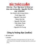 Bài thực hành quản trị nhân lực nhóm 