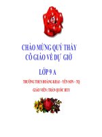 Bài giảng Đại số 9 chương 2 bài 5: Hệ số góc của đường thẳng y=ax+b