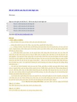 Đề số 1 đề thi vào lớp 10 môn ngữ văn