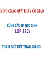 Bài giảng Hình học 12 chương 3 bài 3: Phương trình đường thẳng trong không gian
