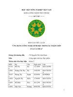 công nghệ sinh học thực phẩm sáng thứ 4 nhóm 3 (1) (1)