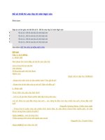 Đề số 9 đề thi vào lớp 10 môn ngữ văn