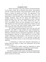 Nghiên cứu đánh giá kết quả phẫu thuật thay van hai lá bằng van cơ học st jude tại bệnh viện trung ương quân đội 108 tt tiếng anh 