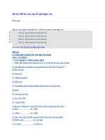 Đề số 3 đề thi vào lớp 10 môn ngữ văn